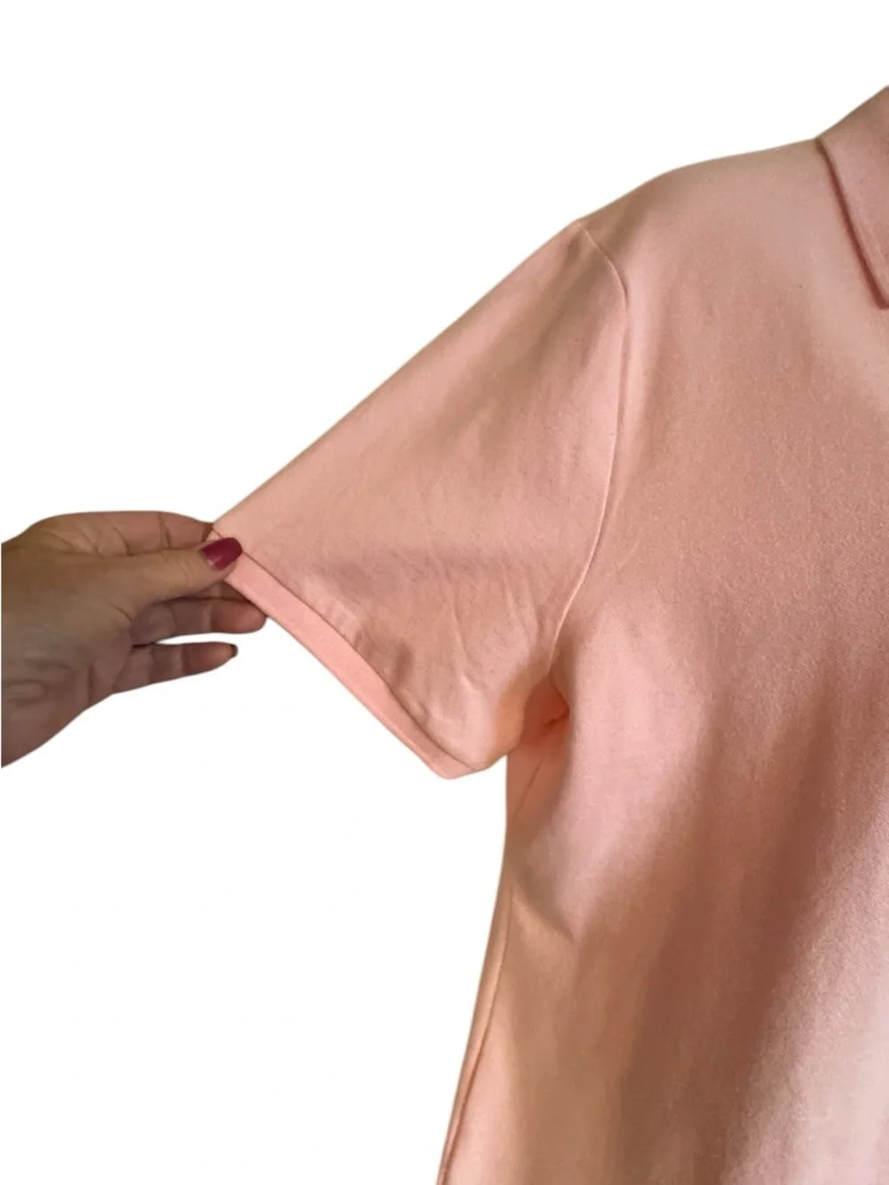 NWT Soft Light Pink Polo Top  XLARGE    #12 - Picture 3 of 10
